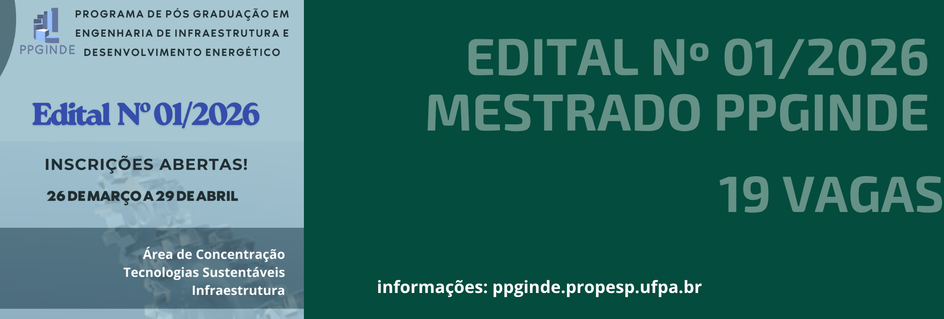 PROCESSO SELETIVO - EDITAL Nº 01/2026 - ABERTURA DAS INSCRIÇÕES 