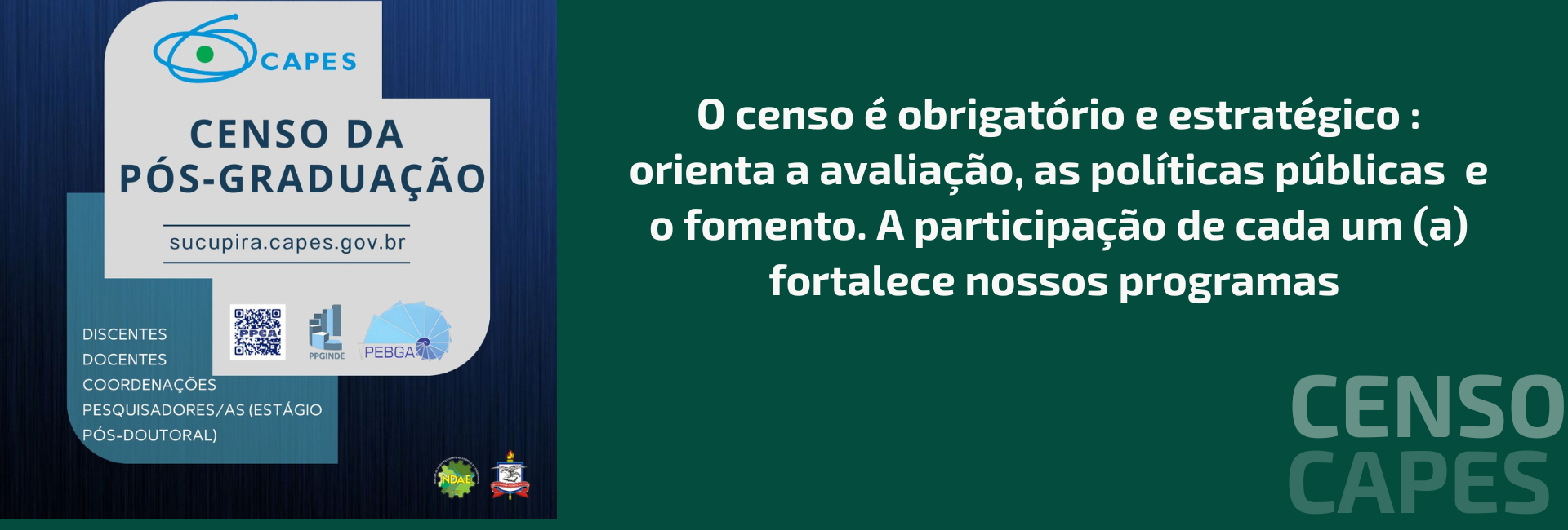 Censo da Pós-Graduação