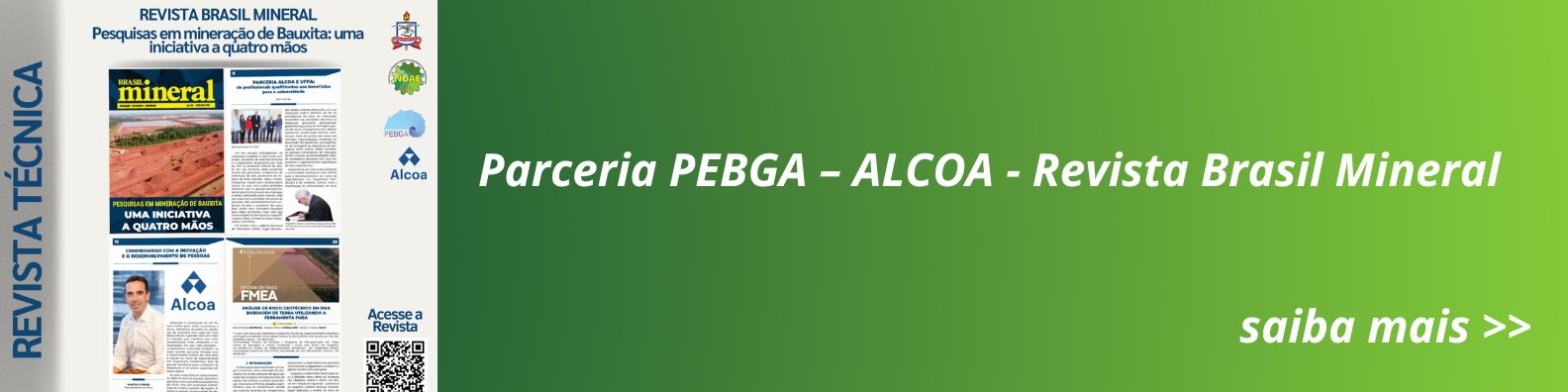 Parceria PEBGA – ALCOA - Revista Brasil Mineral